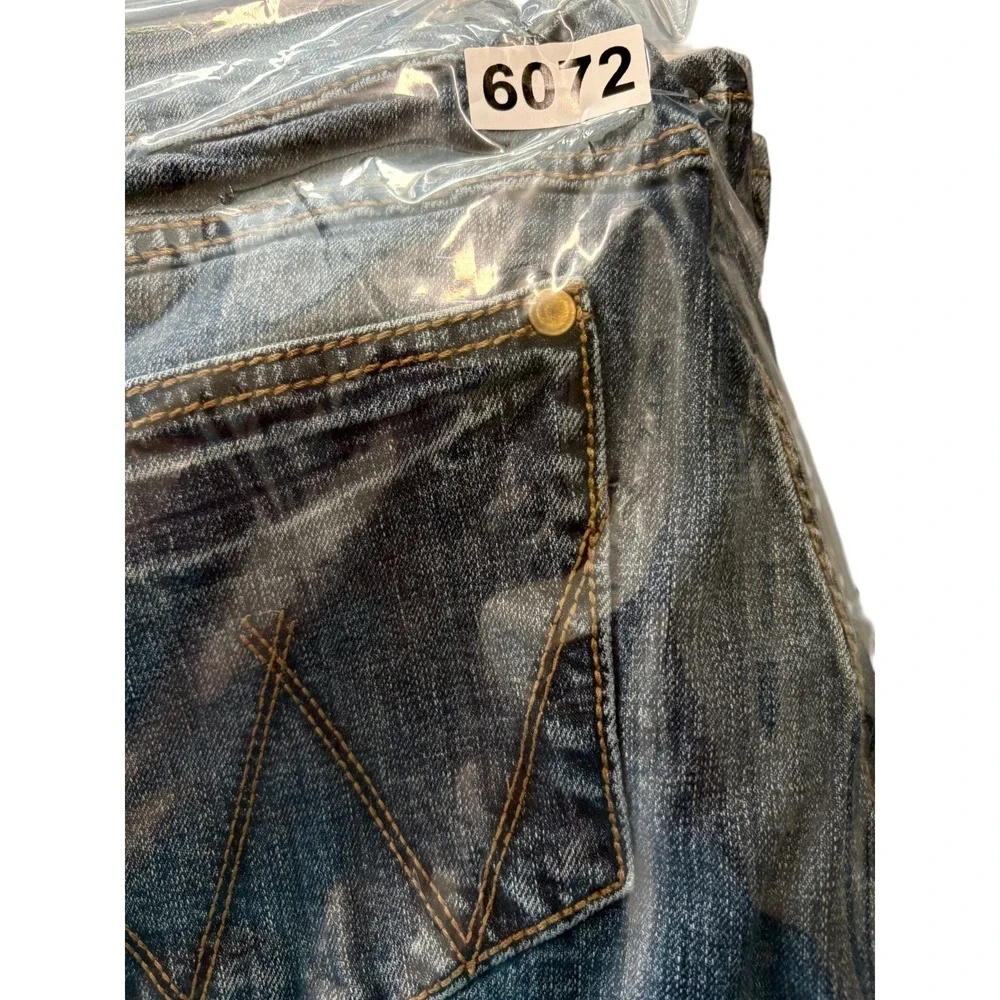 Wrangler‎ Retro Slim Fit Straight Leg Jeans Mens 31x32 Blue Cotton Medium Wash